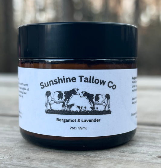 (Bergamot and Lavender) tallow balm